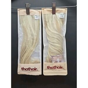 Thathair Hair  Extension Set. Golden-Blonde Set. AM02 & AM01 14" NWT